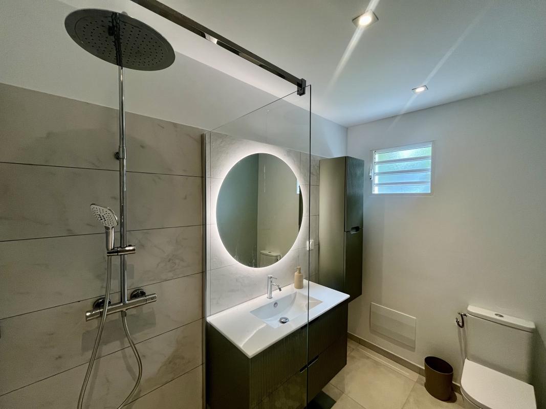 salle de douche verte 1